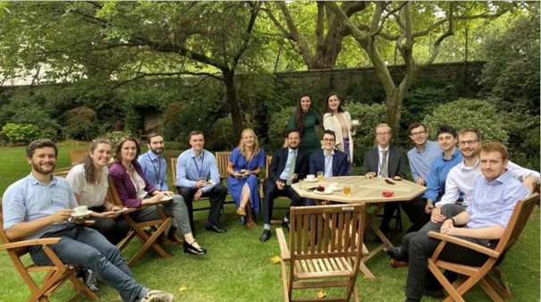 10DS in the No10 garden, Summer 2022