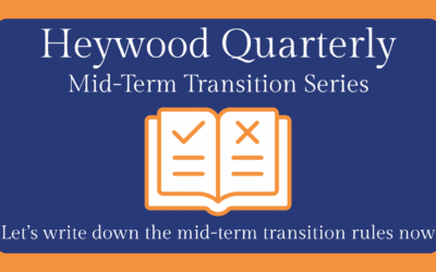 Let’s write down the mid-term transition rules now